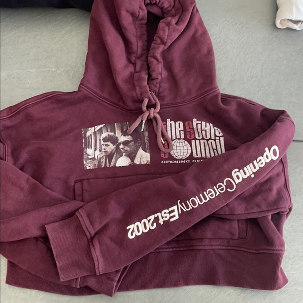 Opening Ceremony ultra cropped hoodie